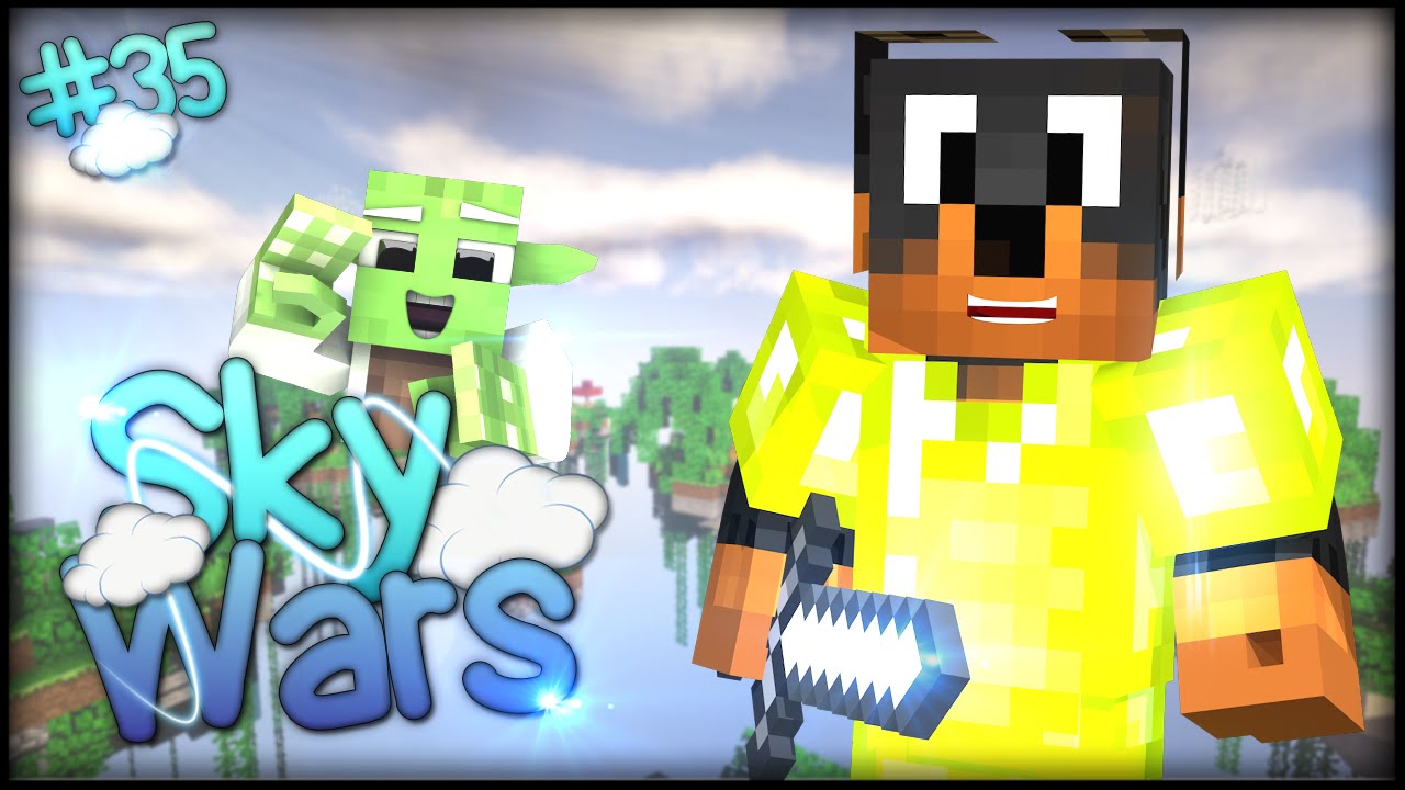 Minecraft: Sky Wars [#35] - YODA NISZCZYCIELEM KLOCKÓW & CZITER! / Abra ...