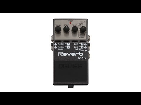 Boss RV-6 Digital Reverb Pedal | Sweetwater