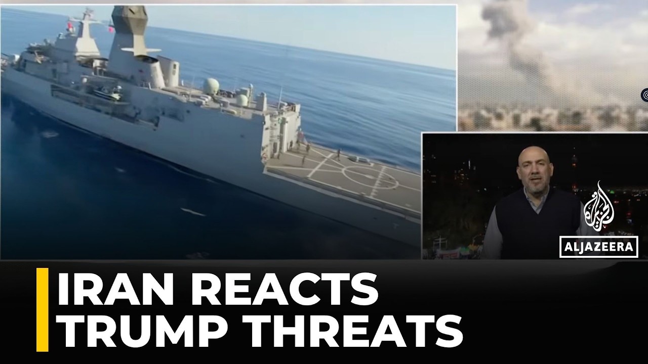Iranians rally against Trump threats as strait of Hormuz crisis deepens.