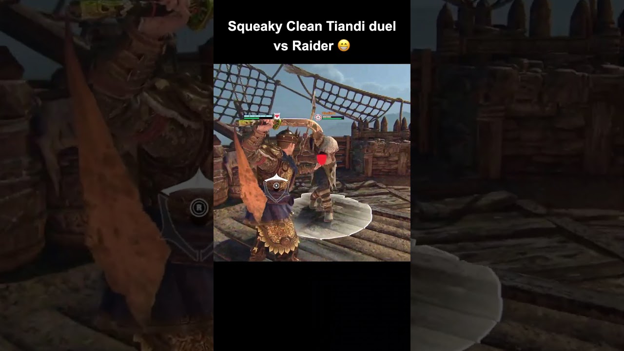 For Honor: Squeaky clean Tiandi duel versus Raider 😁