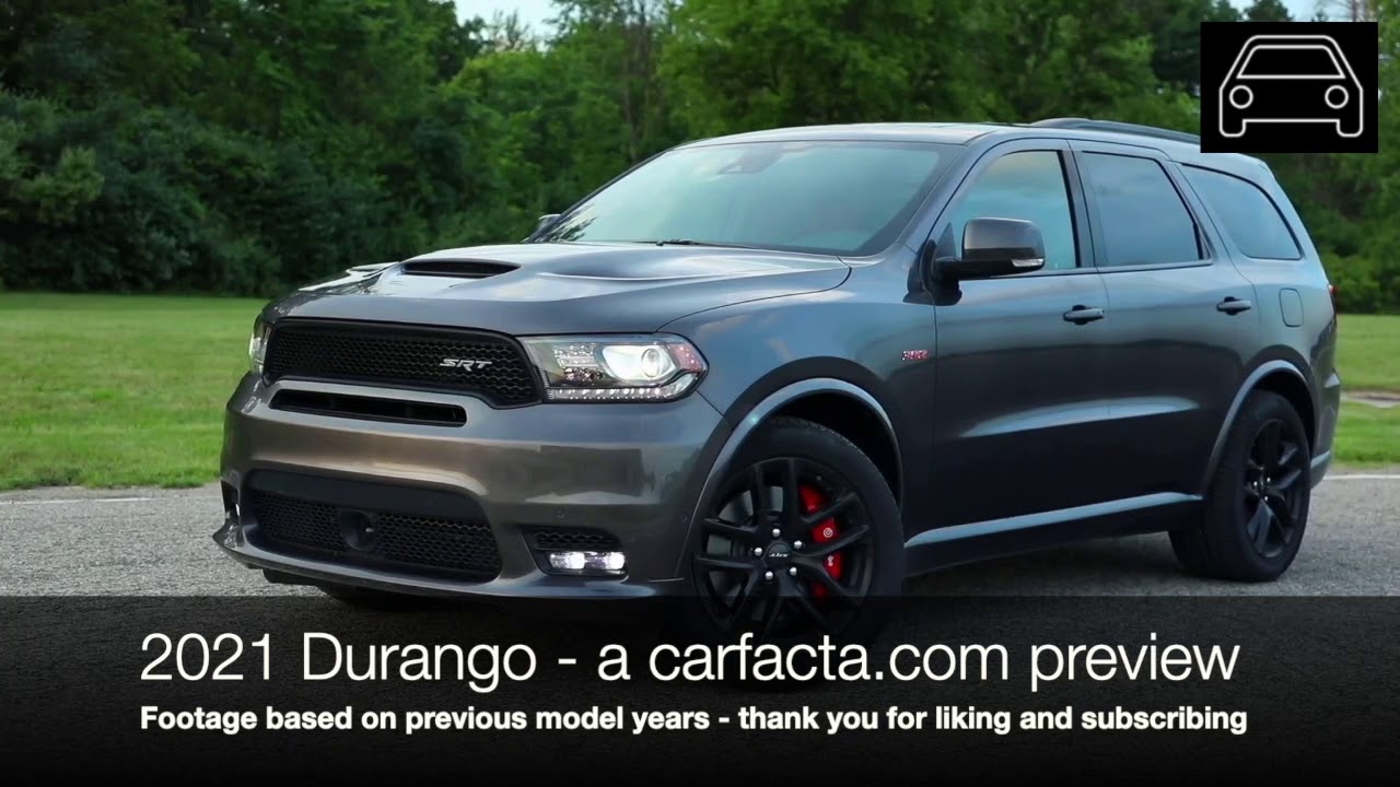 Meet The 2021 Dodge Durango - athletic handling characteristic and an