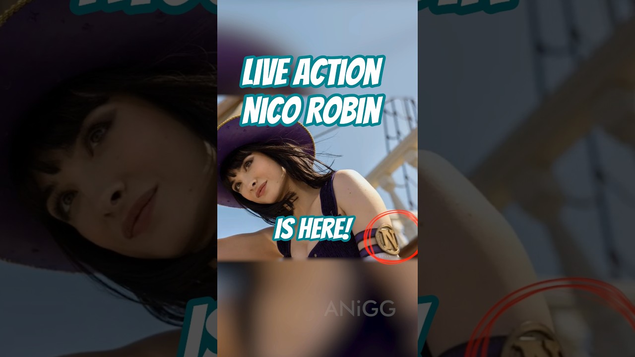 Subtle Detail Chages in One Piece Live Action Nico Robin #onepiece #onepieceliveaction #luffy