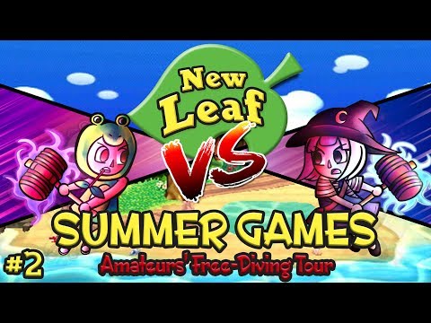 Animal Crossing: New Leaf VS #2: Amateurs' Free-Diving Tour Ft Mischa Crossing