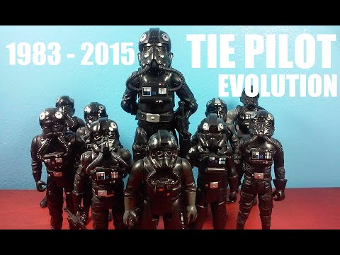 The Evolution of TIE Pilot Action Figures 1983-2015 - YouTube