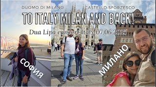 Fan video of MILAN, ITALY (2025) | Duomo | La Scala | DUA LIPA concert in Milan | VLOG Milan | Италия Милано