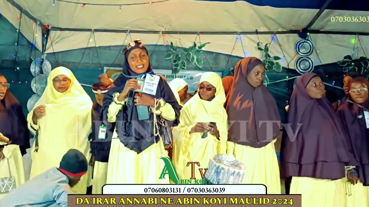 KU KALLI SHA'IRAI MATA NA DA'IRAR ANNABI NE ABIN KOYI(SAW)