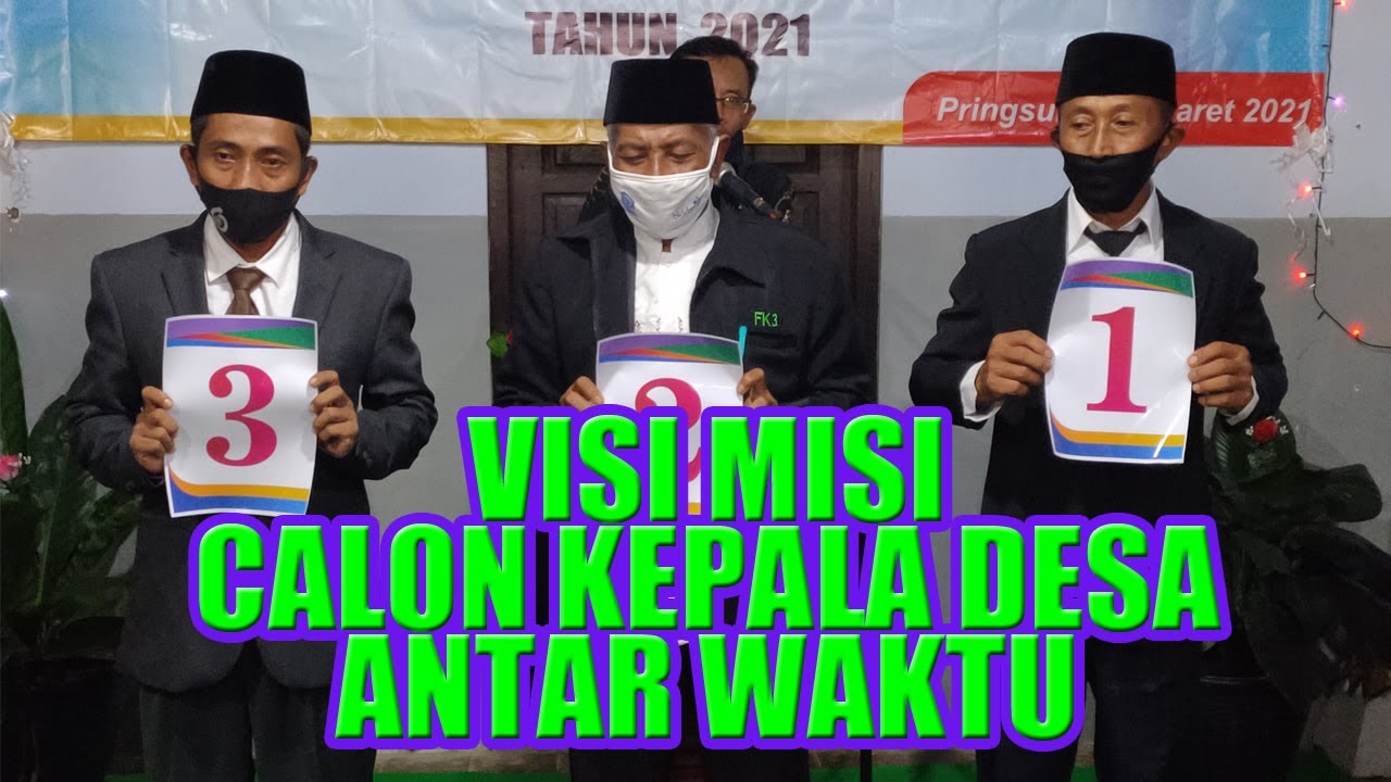 #PILKADESAW2021 | Penyampaian Visi Misi Calon Kepala Desa Antar Waktu