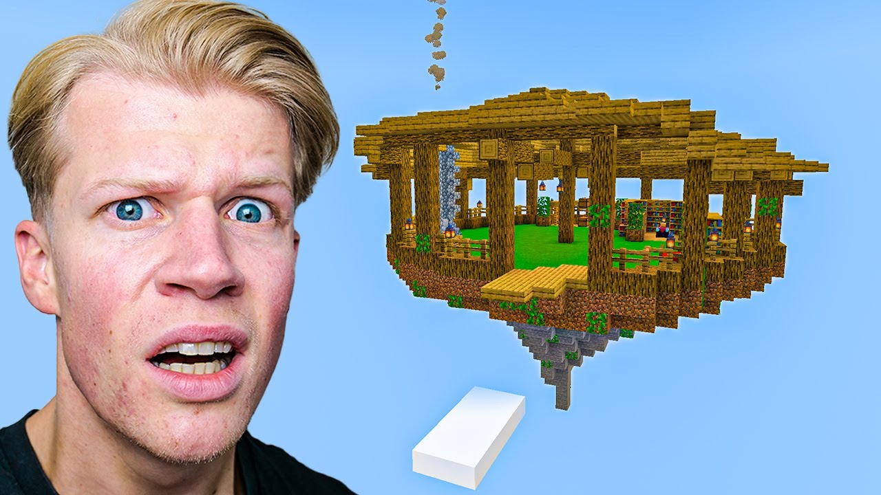 IK BOUWDE EEN GEHEIME SKY BASE! (stiekem)
