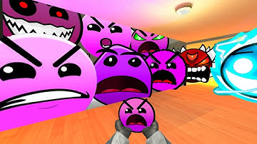 Saving PinkFace From Geometry Dash Emoji "WIND FROM THE LANDSCAPE" And Lobotomy Dash Nextbot Gmod