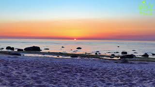 3 hours! Colorful sunset Picturesque lake Caressing splashes of waves Video for relaxation by Звуки природы Павел Relaxik 648 views 7 months ago 3 hours, 7 minutes