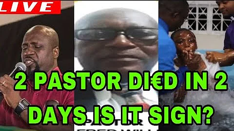 2 PASTOR DID IN 2 DAYS IS THIS A SIGN?