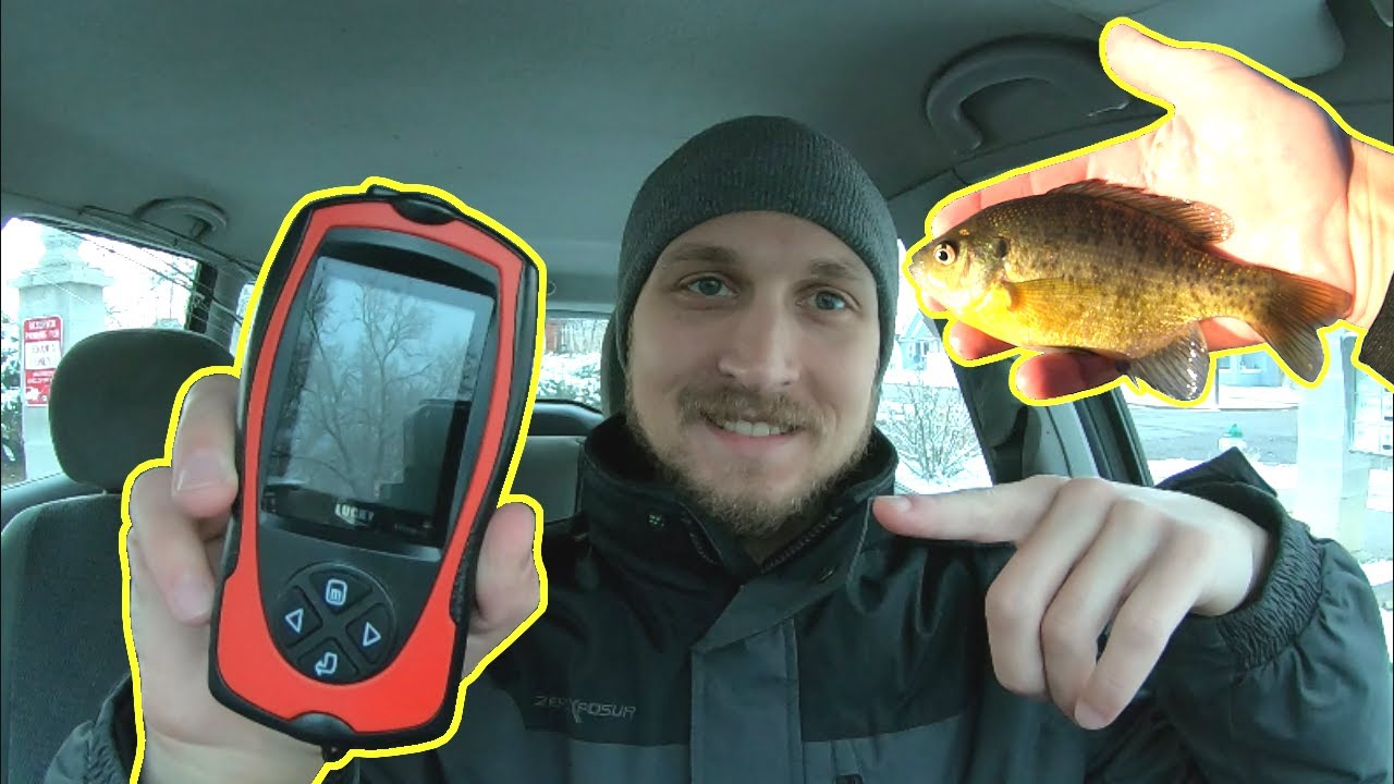 LUCKY Fish Finder with FLASHER Ice Fishing Test and Review! YouTube
