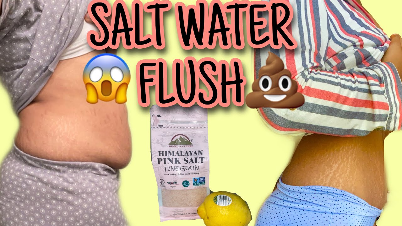 HOW TO CLEAN YOUR COLON IN 1 DAY SALT WATER FLUSH YouTube