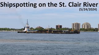 Shipspotting on the St. Clair River (5/24/2024)