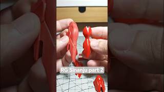 Part 2 — Sanding, rescribing #gunpla #gunplacommunity #gunplabuild #gunplamodeler #gundam