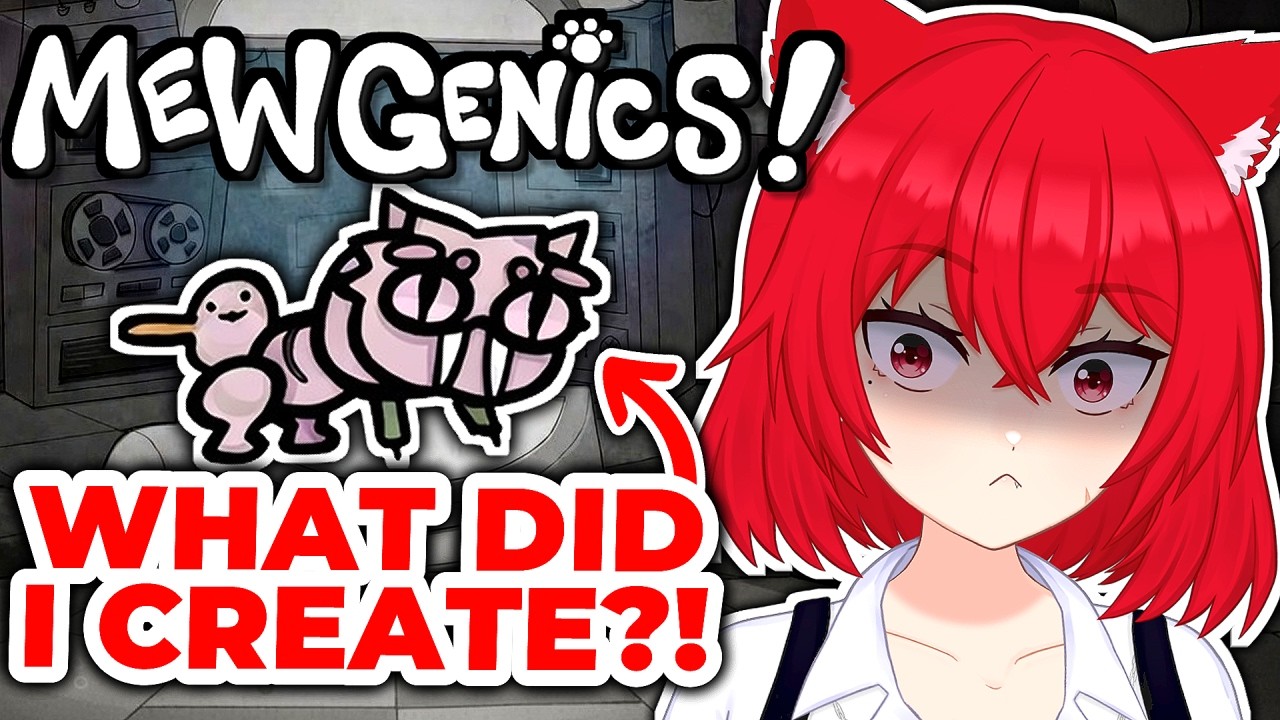 Let's Create SUPER Mutant Cats in Mewgenics! p1 | 🔴LIVE VTuber Gameplay