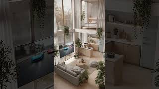 Luxury Tiny Apartment Tour 🏡✨ | Dream Small Home Interior Design |#shorts | #home |