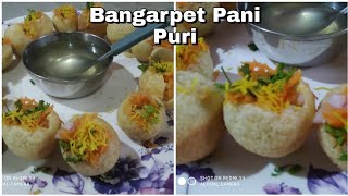 Pani Puri With Different Type Of Pani | Karnataka Special Bangarpet Pani Puri | Pani Puri | #shorts
