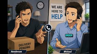 English dialogue practice (customer representative and shipping issue) 😭