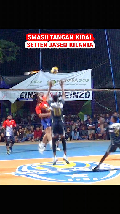 Smash tangan kidal setter serba bisa Jasen Natanael #videovoli #volleyballtarkam