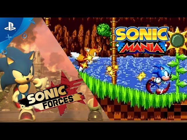 Sonic Mania and Sonic Forces PS4 Gameplay Demo