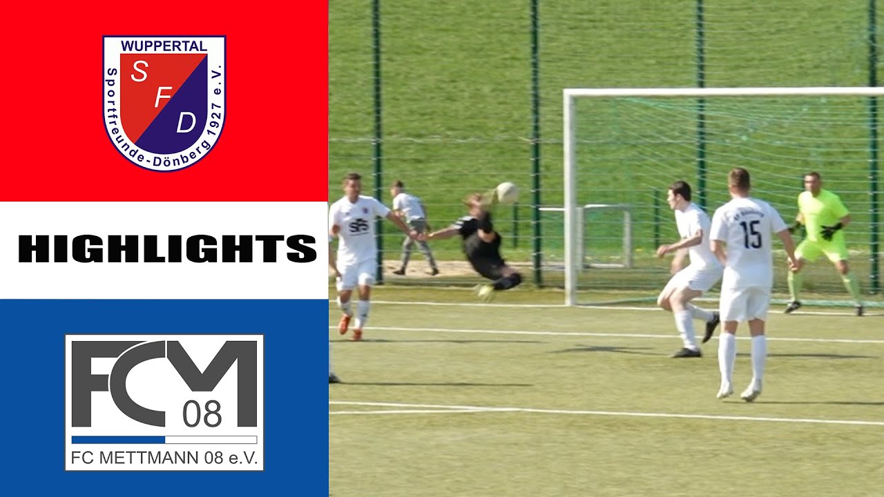 SF Dönberg - FC Mettmann 08 - Meisterschaftsspiel Kreisliga A - Highlights