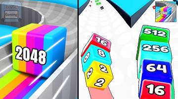 Jelly Tube Run 2048 | Satisfying Mobile Games | All Levels Gameplay | Android, iOS #20