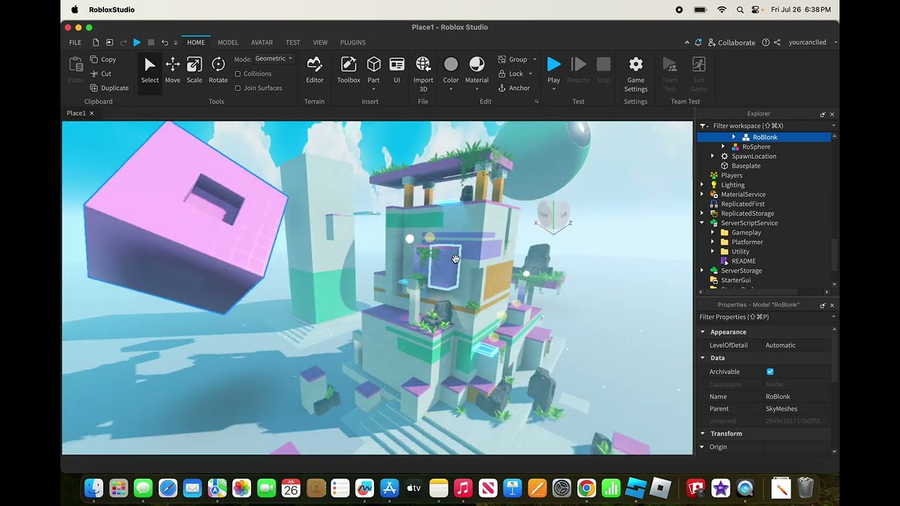 New Roblox Studio Template Platformer Create Your Own Platformer Game 