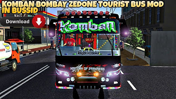 Komban Bombay Tourist Bus Mod In Bus Simulator Indonesia - Bussid Bus Mod - Bussid Car Mod - Bussid
