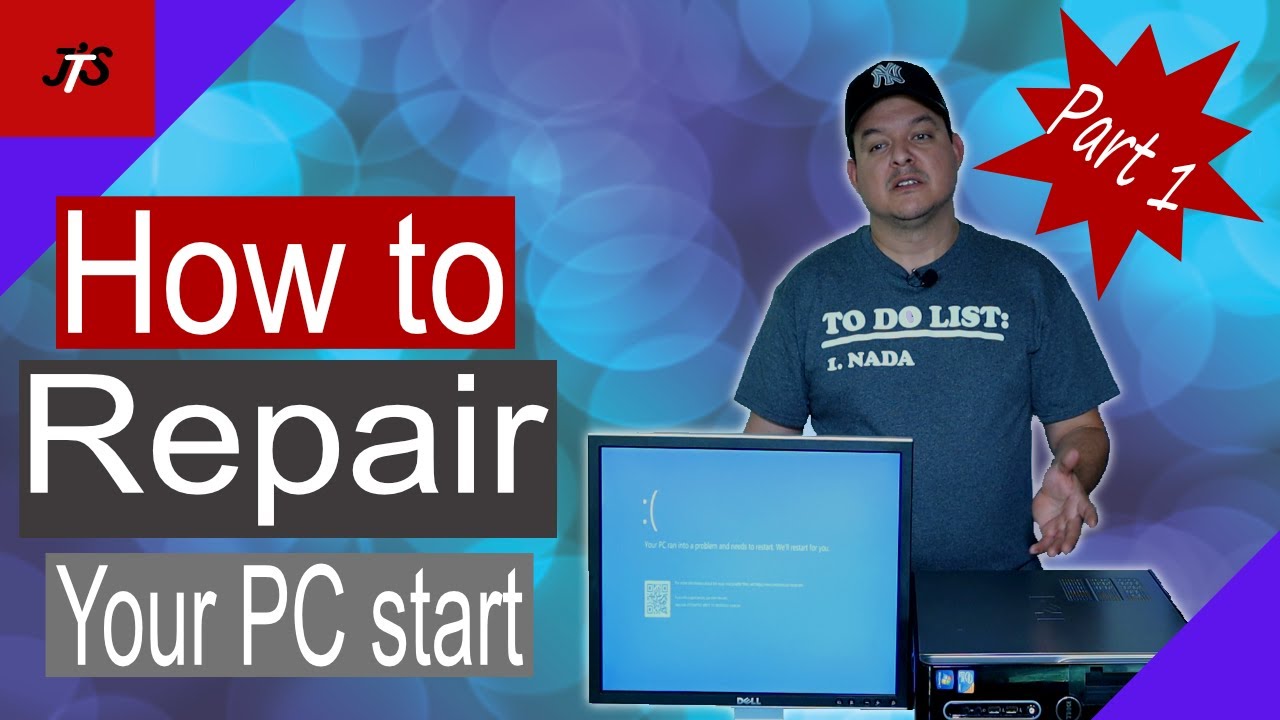 How to repair you computer start part 1 (English) YouTube