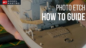 Model Making Tutorial How to use Photo Etch on Scale Model Warships