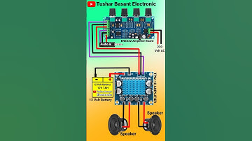 NE5532 & TPA110  Audio Amplifier Connection #shorts