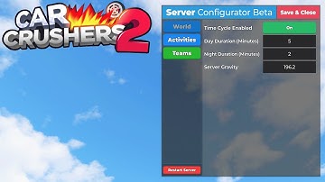 Car Crushers 2 - Update 73 (Part 2-2) (Admin-Panel)