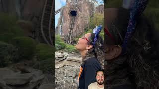 GIRL ENTER ROLLER COASTER!#usa#satisfying #asmr