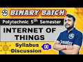 #00 Internet Of Things | Syllabus Discussion | Bteup 5th Semester 2 | @SemesterAdda