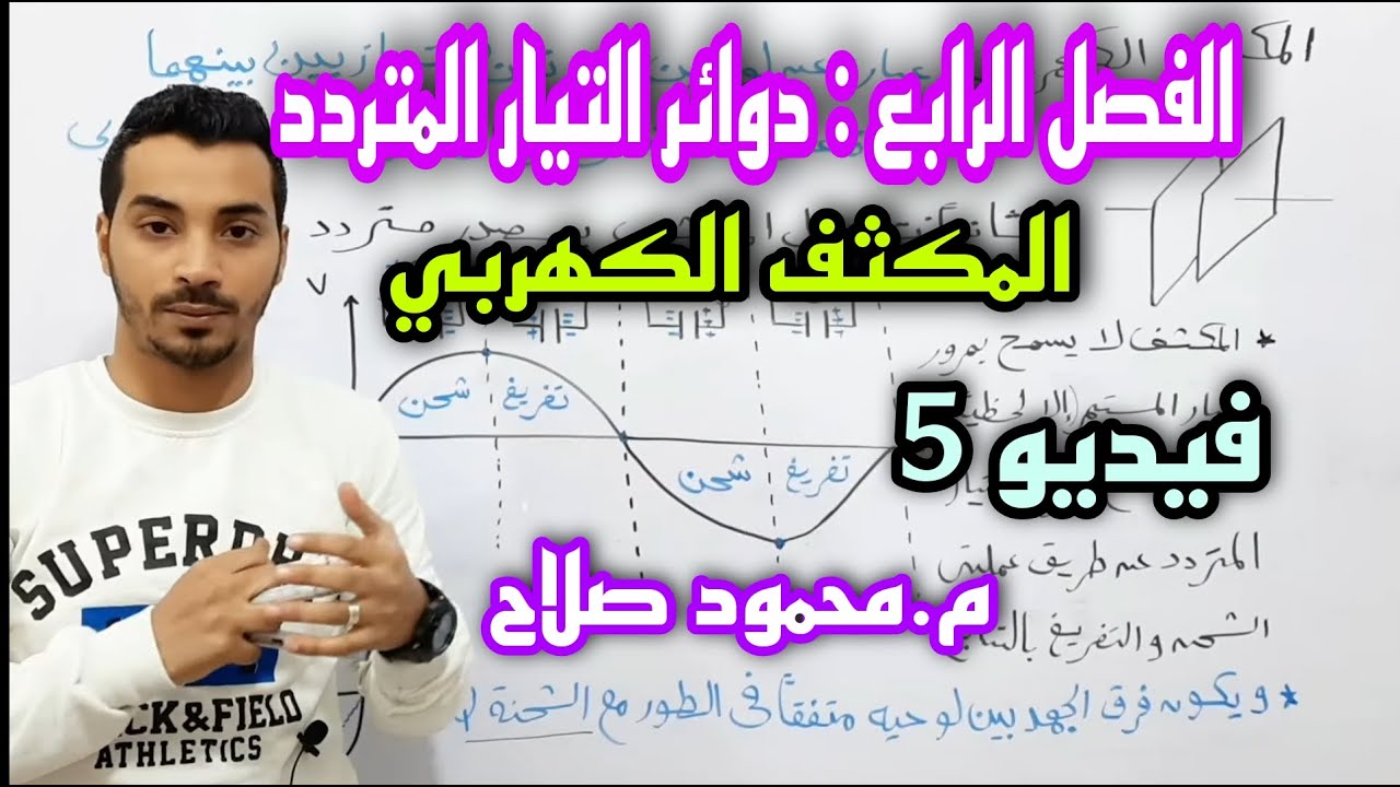 شرح المكثف الكهربي | الفصل الرابع | دوائر التيار المتردد| فيزياء 3ثانوي |م.محمود صلاح