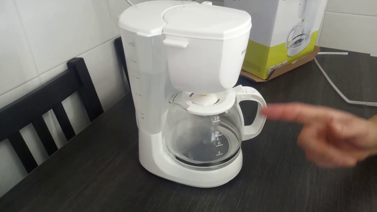 Cafetera con filtro selecline por goteo, gota a gota. unbox - YouTube
