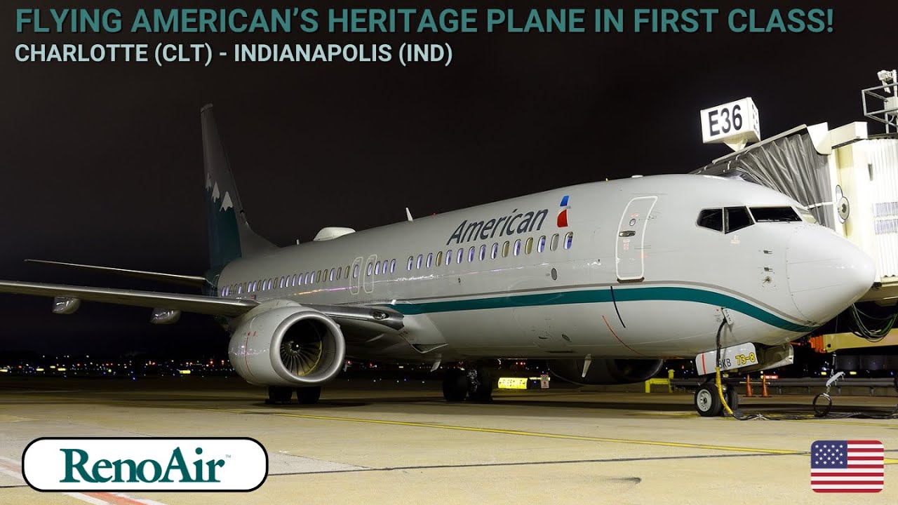 REVIEW | American Airlines | Charlotte (CLT) - Indianapolis (IND) | Boeing 737-800 | First Class