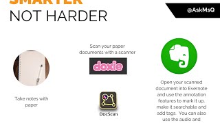 Smarter Not Harder: Making Paper Notes Searchable with Evernote