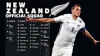 New Zealand’s 2026 FIFA World Cup Squad 🇳🇿⚽ The All Whites Are Ready!