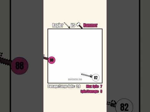 Rapier 🤺 VS 🔨 Hammerのサムネイル