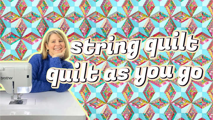 QUILT AS YOU GO STRING QUILT: With My Cover Strips...