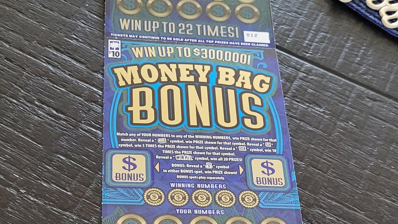 3x Money Bag Bonus scratchoff ticket lottery scratchoff S.C.E.L