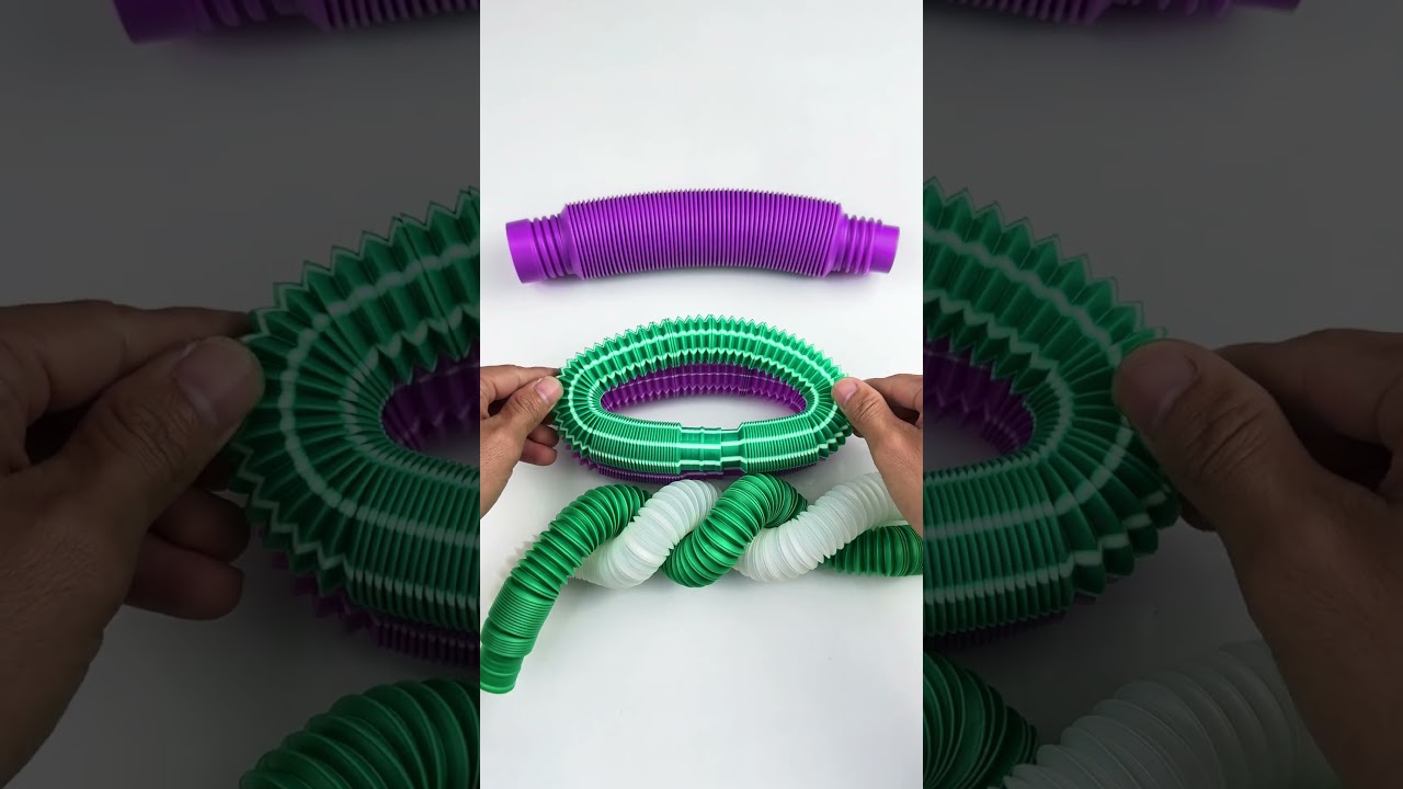 Relaxing and Sound Creating ASMR POP-TUBE 