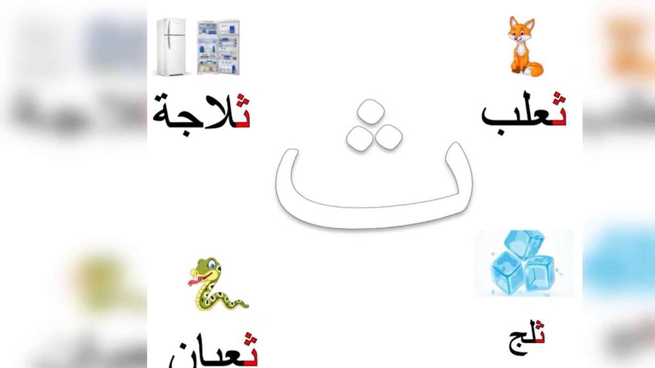 حرف الثاء 1 - YouTube