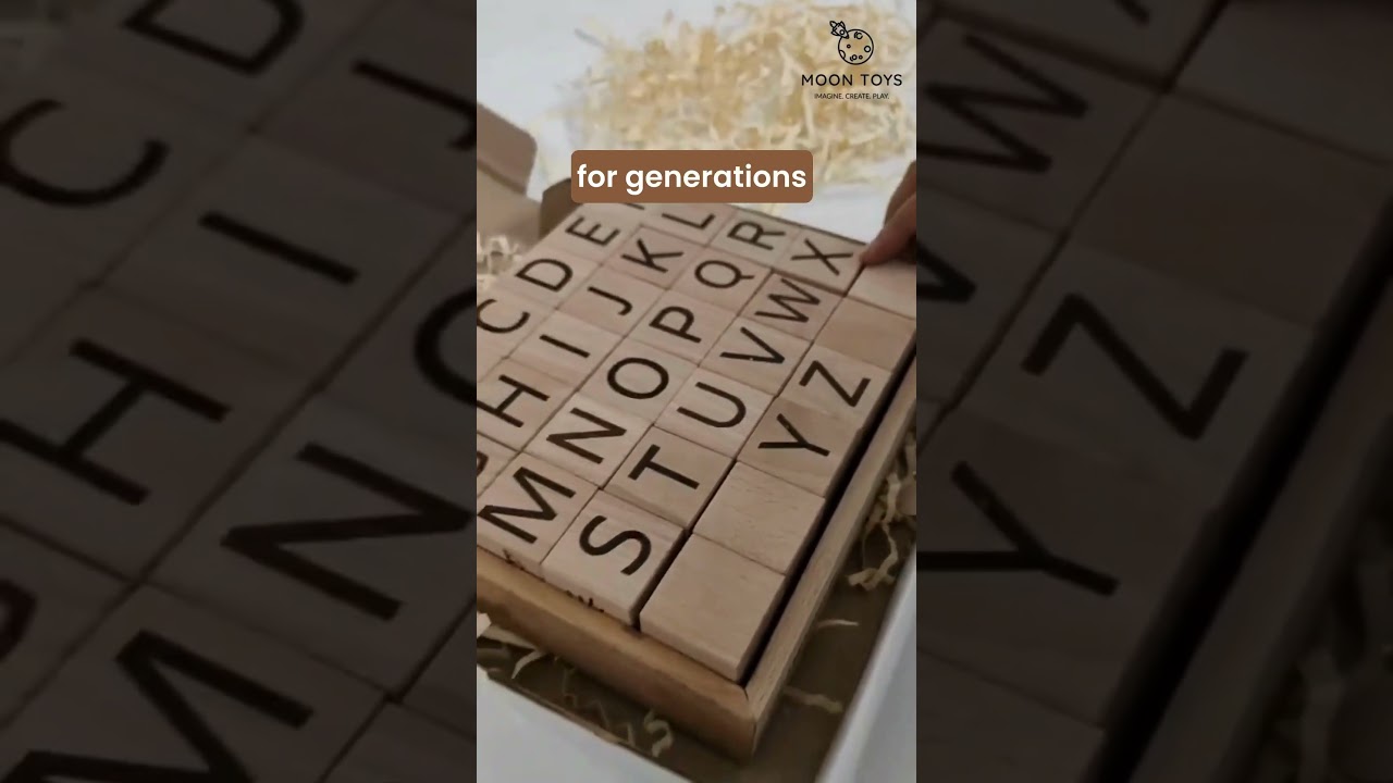 Educational wooden blocks for kids | Letter wooden blocks | Educational toys for preschoolers