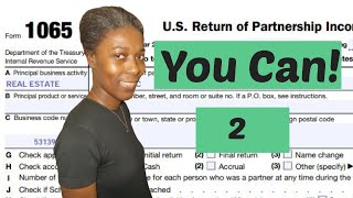 How to Complete 2020 Form 1065-2