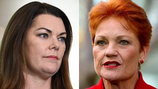 Sarah Hanson-Young ridiculed for turning on Pauline Hanson after Greens loss