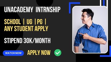 Unacademy internship 2022 || Internship oppertunity || video editing internship