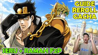 FUN and VERY F2P FRIENDLY! GAMEPLAY GUIDE + REROLL + 70X GACHA - JoJo's Bizarre Adventure GS screenshot 3
